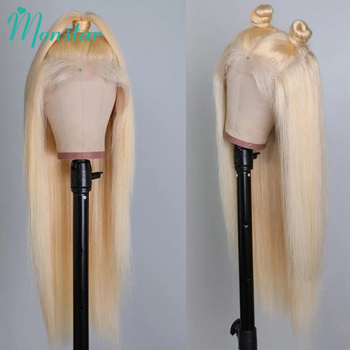 13x6 13x4 613 Honey Blonde Color Lace Front Human Hair Wigs For Women