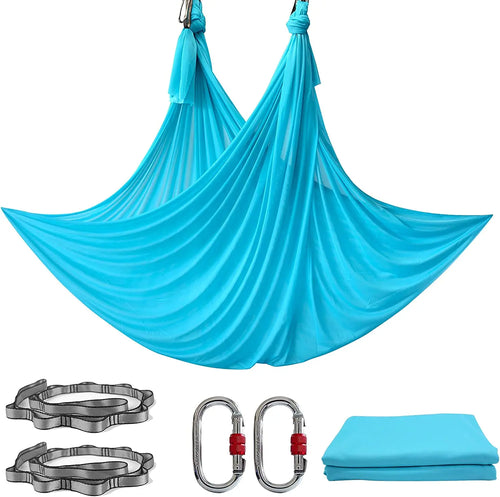 Aerial Yoga Hammock Set Fitness Pilates Silk Fabric Yoga Swing 5.5