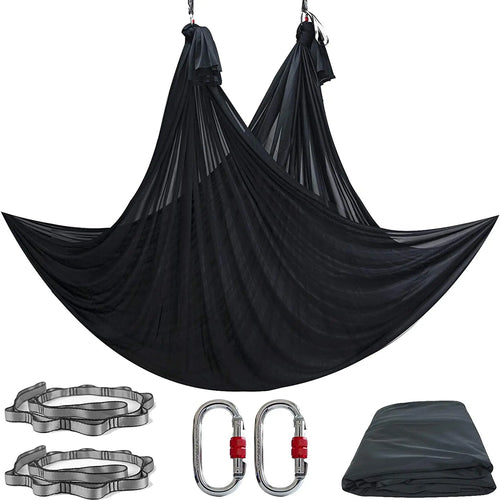 Aerial Yoga Hammock Set Fitness Pilates Silk Fabric Yoga Swing 5.5