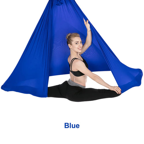 Aerial Yoga Hammock Set Fitness Pilates Silk Fabric Yoga Swing 5.5