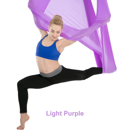 Aerial Yoga Hammock Set Fitness Pilates Silk Fabric Yoga Swing 5.5