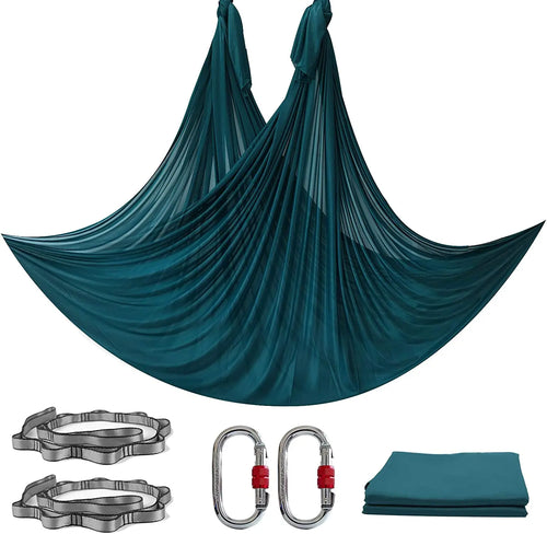 Aerial Yoga Hammock Set Fitness Pilates Silk Fabric Yoga Swing 5.5
