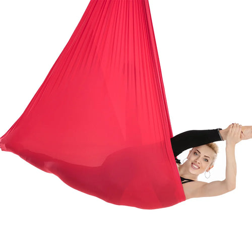 Aerial Yoga Hammock Set Fitness Pilates Silk Fabric Yoga Swing 5.5