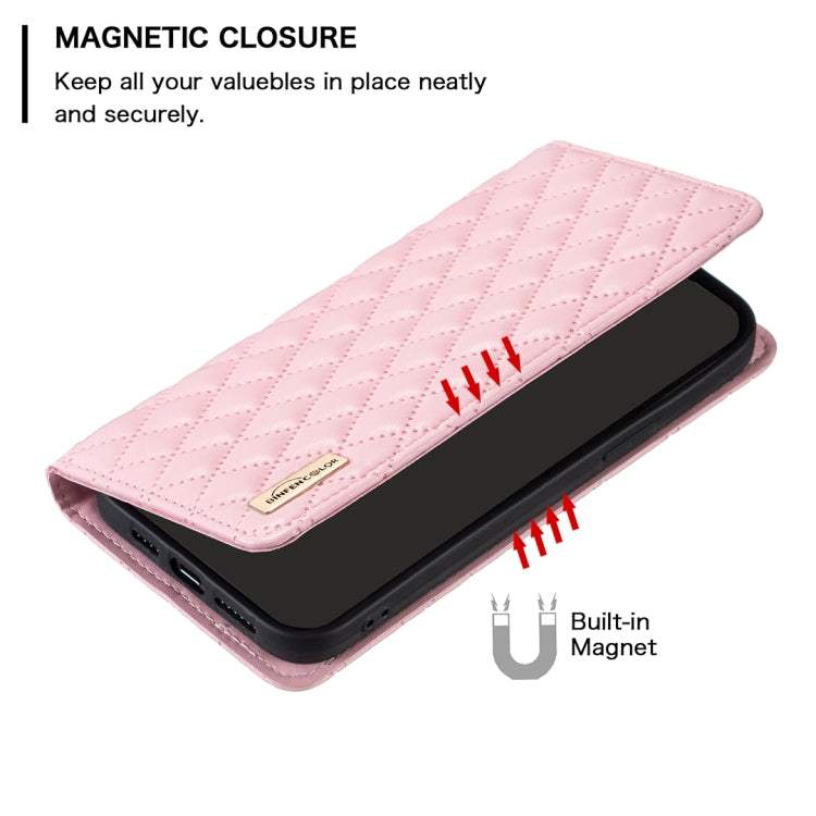 For OPPO A79 5G Diamond Lattice Magnetic Leather Flip Phone Case(Pink)