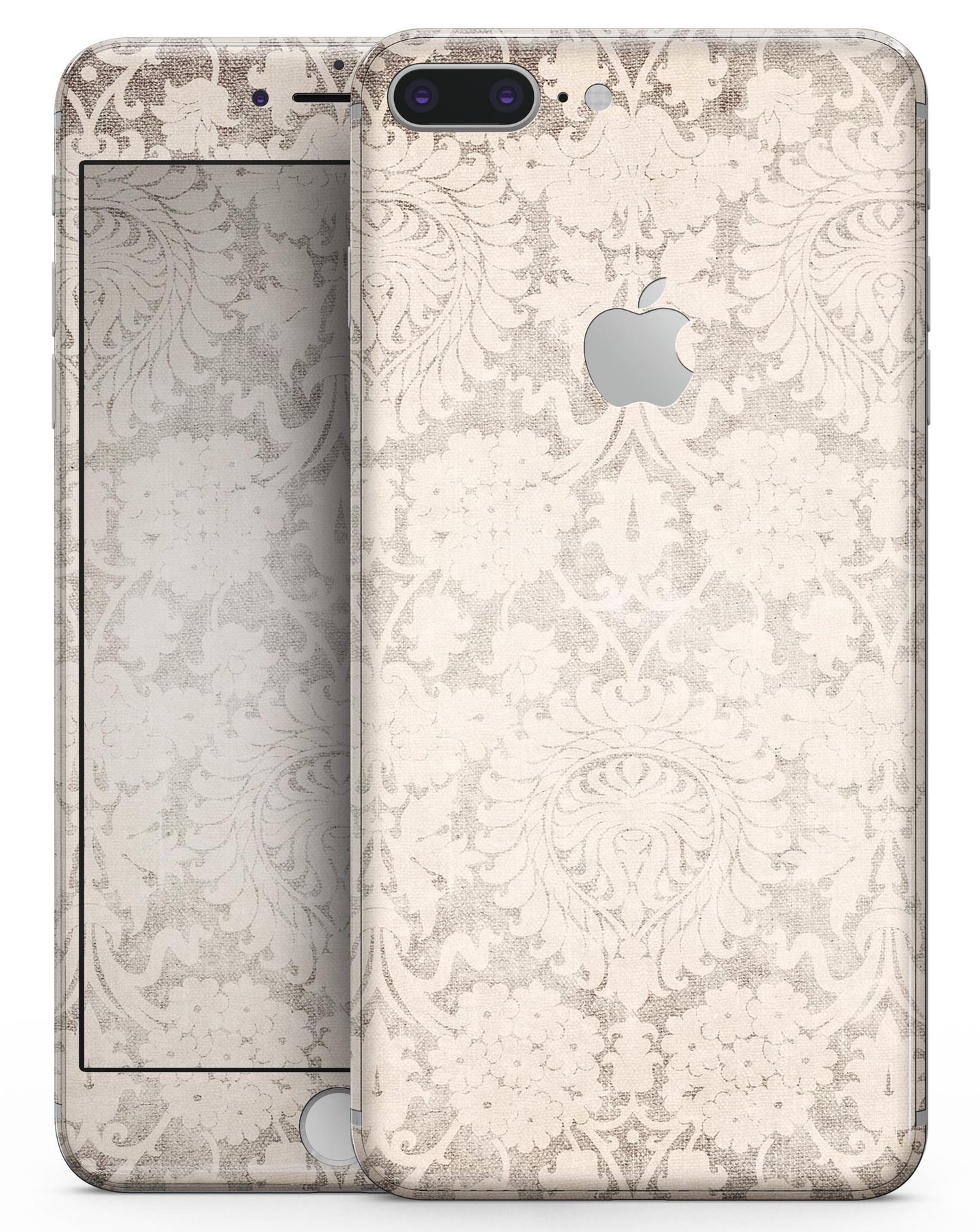 Faded Grunge Pattern of Royalty - Skin-kit for the iPhone 8 or 8 Plus