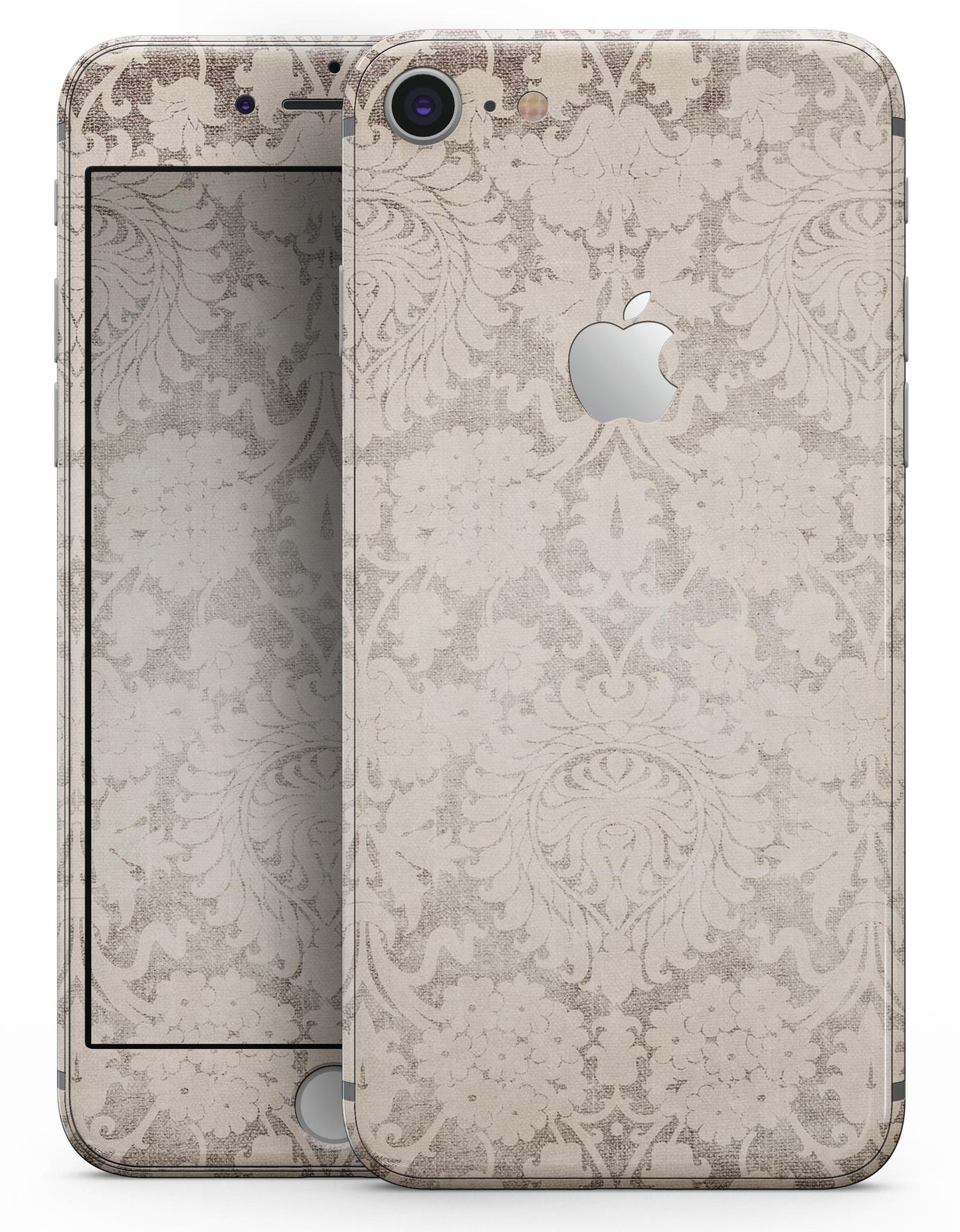 Faded Grunge Pattern of Royalty - Skin-kit for the iPhone 8 or 8 Plus