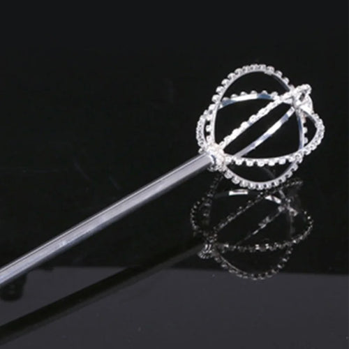 Bling Crystal Scepter Wand Gold/Silver Color Tiaras and Crowns Sceptre