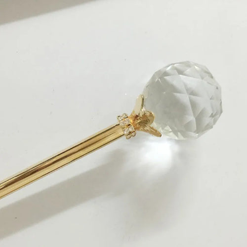 Bling Crystal Scepter Wand Gold/Silver Color Tiaras and Crowns Sceptre