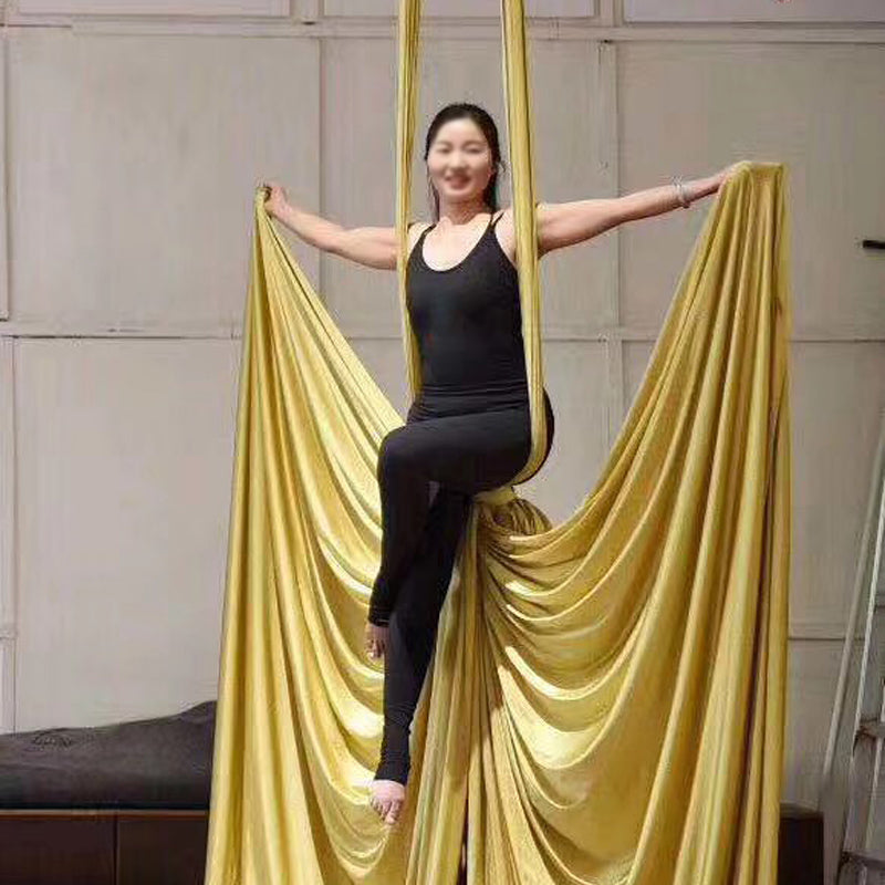 Prior Fitness 6 Meters Yoga Aerial Silks Fabric For Acrobatic Fly Yoga
