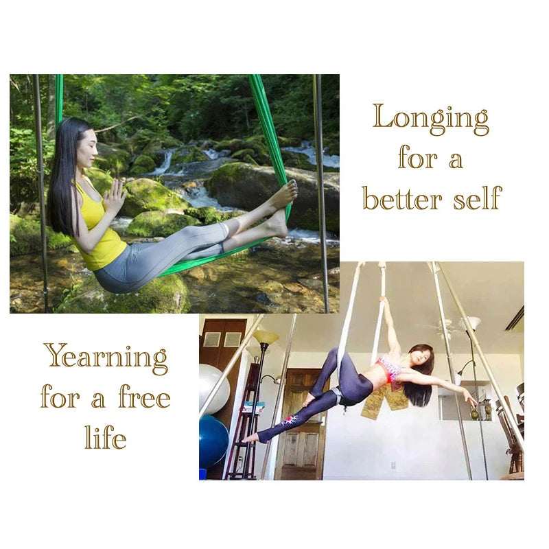 Stable and Durable Assembled yoga swing frame rig aerial silks yoga