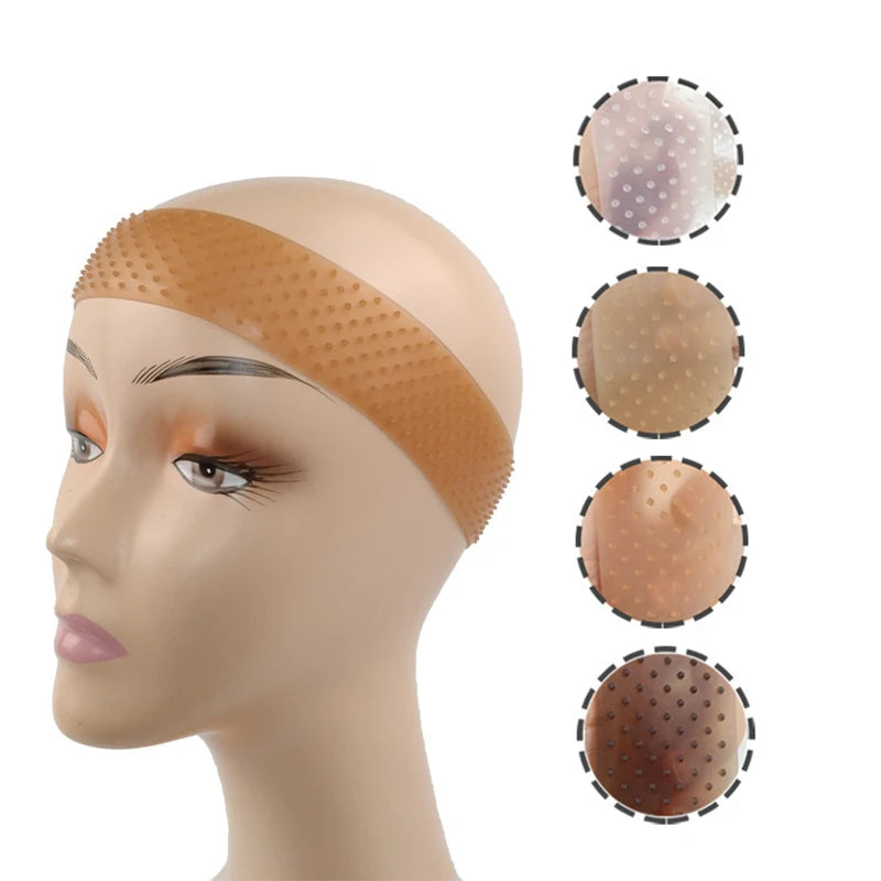 1PC Silicone Grip Wig Band Adjustable Silicone Wig Headband Fix Non Slip Wig Bands Seamless Wig Band Wig Grip Band