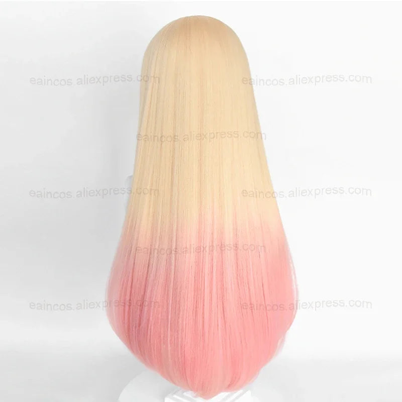 Anime Marin Kitagawa Cosplay Wigs 80cm Long Straight Pink Dyed