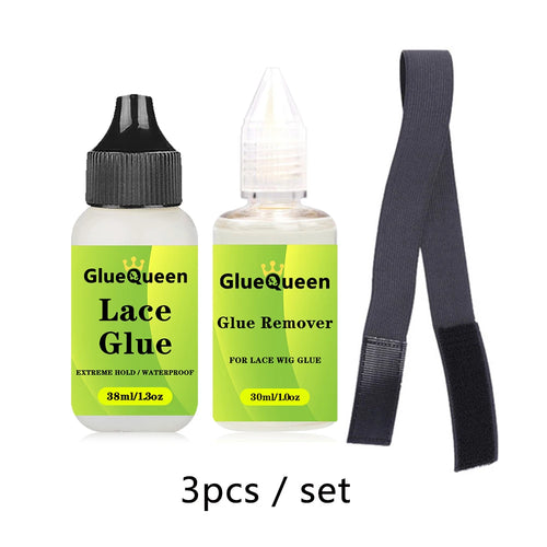 Front Lace Wig Glue Waterproof Lace Tape Remover Hair Brush With Melt