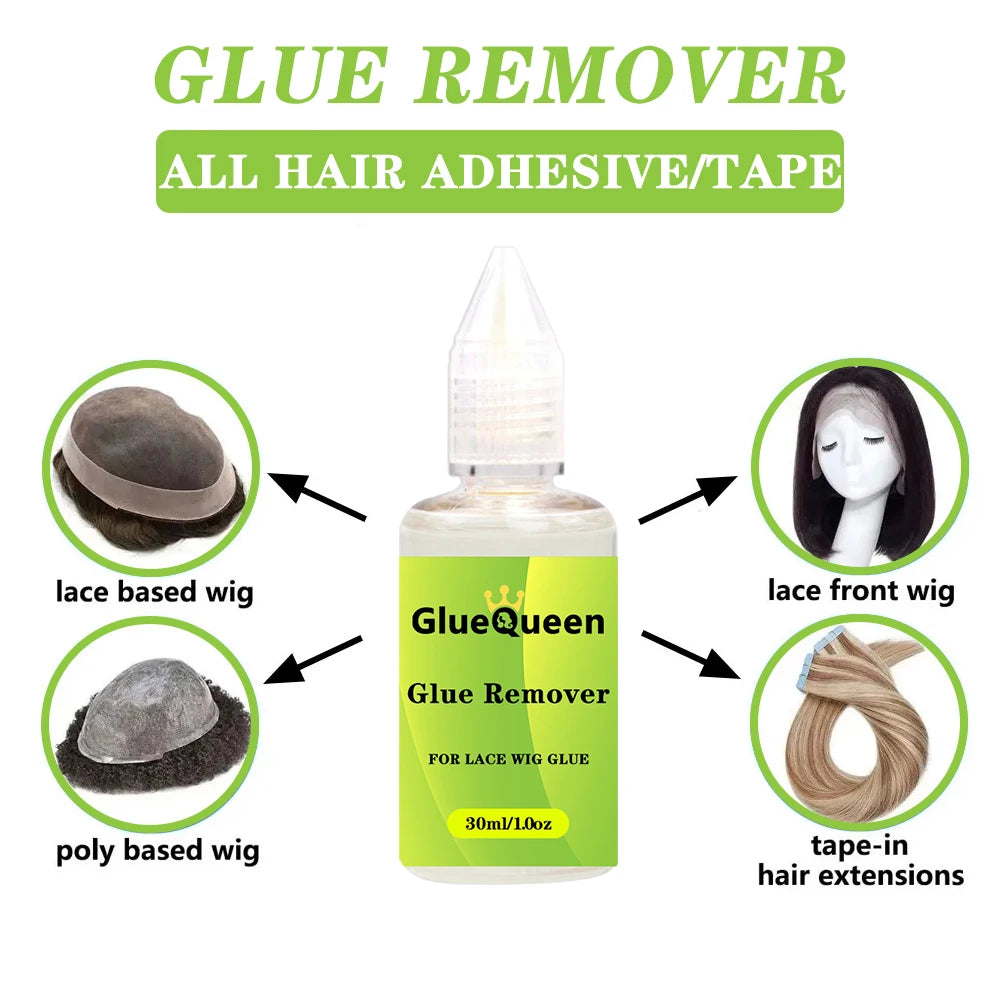 Front Lace Wig Glue Waterproof Lace Tape Remover Hair Brush With Melt