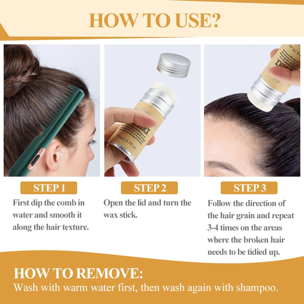 Hair Wax Stick For Wig Professional Hair Wax Stick Gel Cream