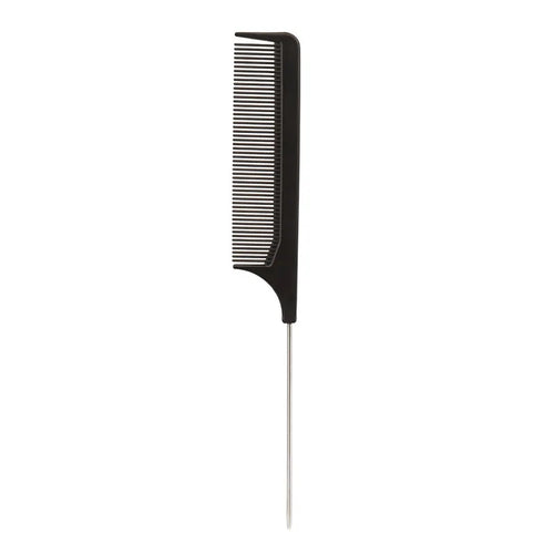 1 Professional pointed tail comb hair salon stainless steel comb