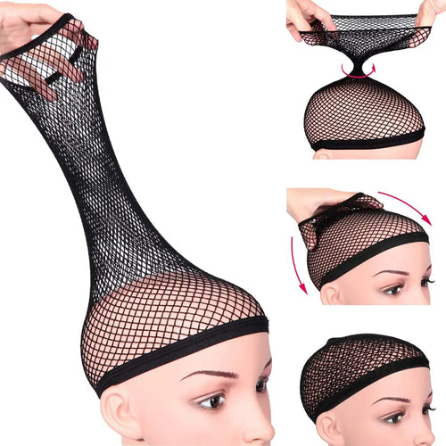 Black Mesh Wig Cap for Long Hair, Short Hair, Hair Cap for Wigs,Hair