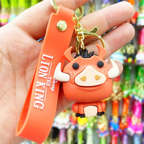 New Anime Disney Keychain Cartoon Mickey Mouse Minnie Lilo & Stitch