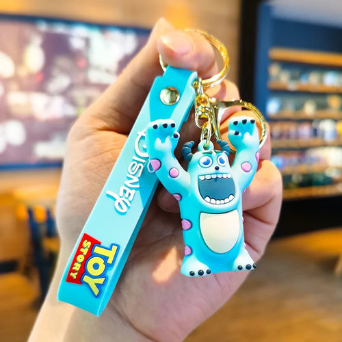 New Anime Disney Keychain Cartoon Mickey Mouse Minnie Lilo & Stitch