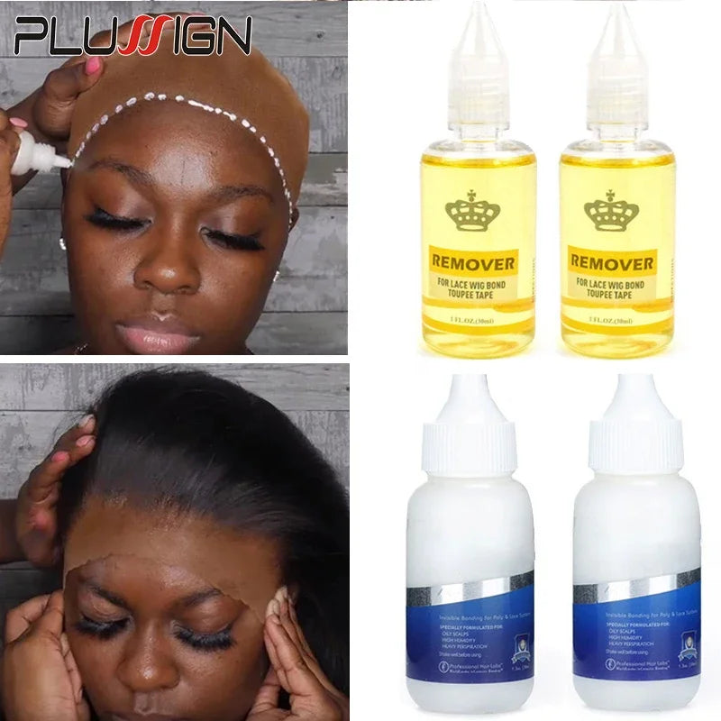 Plussign Wig Glue With Remover Super Lace Glue For Lace