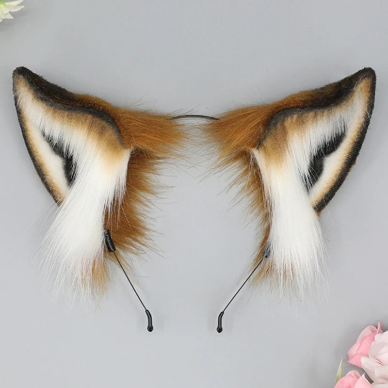 Furry Ear Anime Cosplays Hair Accessory Animal Ears Charming Foxes
