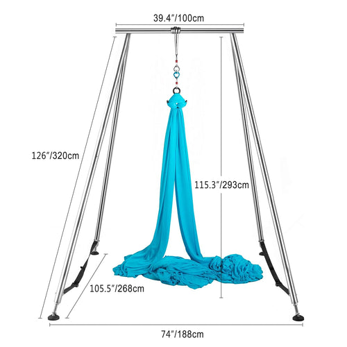 Stable and Durable Assembled yoga swing frame rig aerial silks yoga