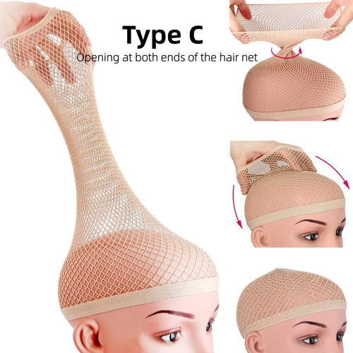 Black Mesh Wig Cap for Long Hair, Short Hair, Hair Cap for Wigs,Hair