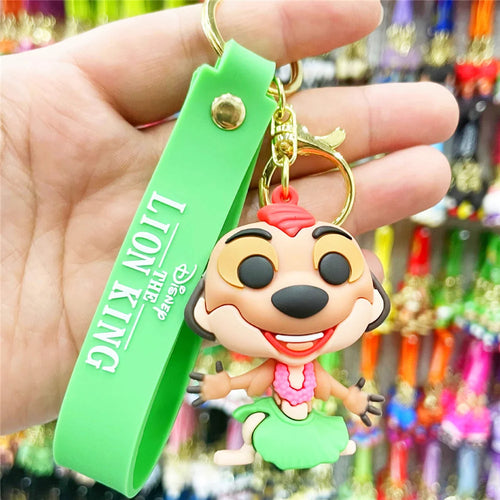 New Anime Disney Keychain Cartoon Mickey Mouse Minnie Lilo & Stitch
