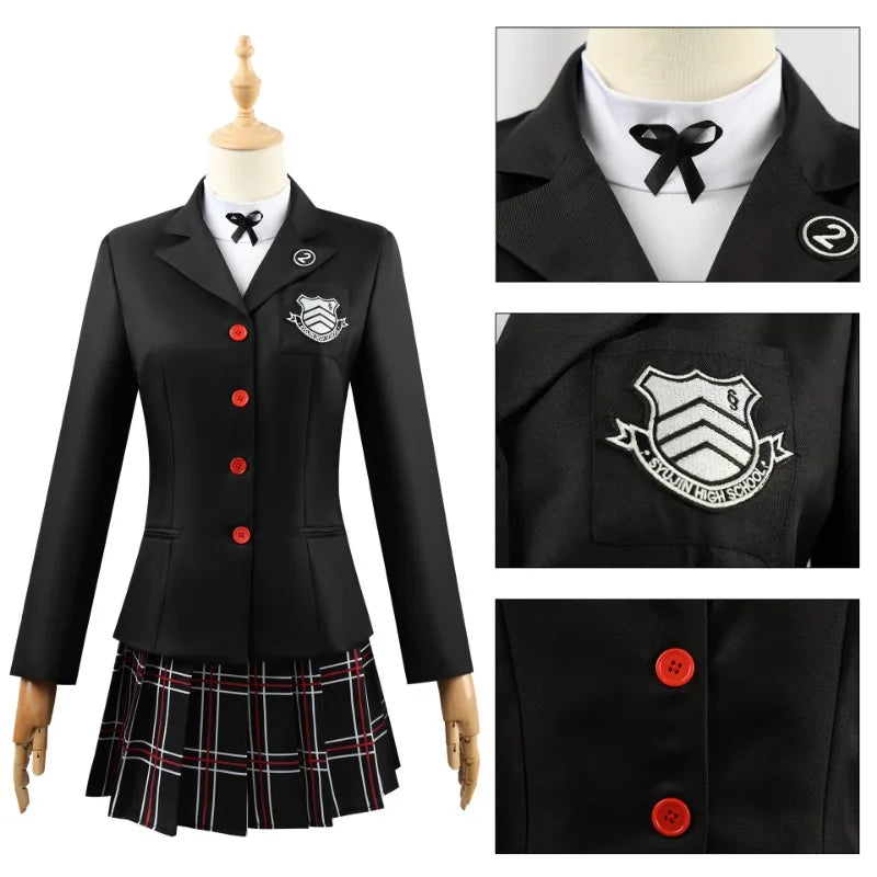 Game Persona 5 Amamiya Ren Kasumi Yoshizawa Cosplay Men Women School