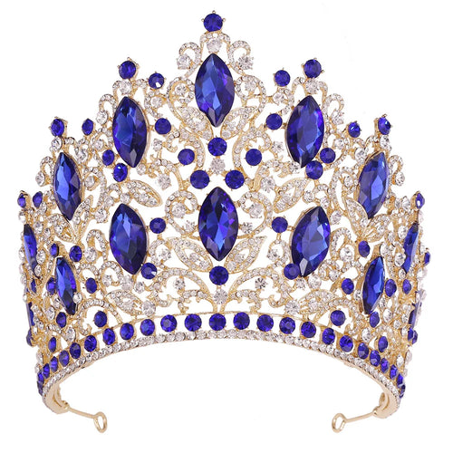 Luxury High Quality Royal Queen Wedding Crown for Women Large Crystal