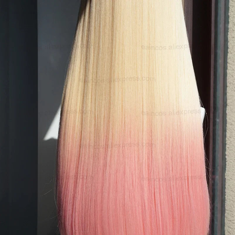 Anime Marin Kitagawa Cosplay Wigs 80cm Long Straight Pink Dyed