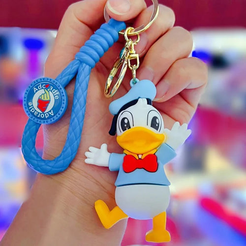 New Anime Disney Keychain Cartoon Mickey Mouse Minnie Lilo & Stitch