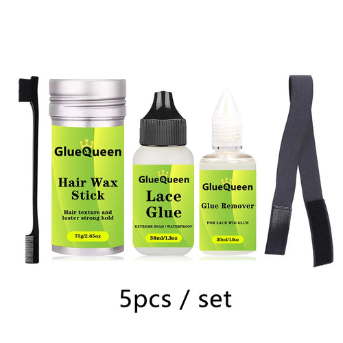 Front Lace Wig Glue Waterproof Lace Tape Remover Hair Brush With Melt