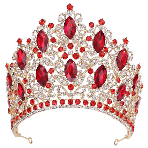 Luxury High Quality Royal Queen Wedding Crown for Women Large Crystal
