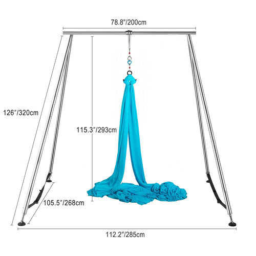 Stable and Durable Assembled yoga swing frame rig aerial silks yoga