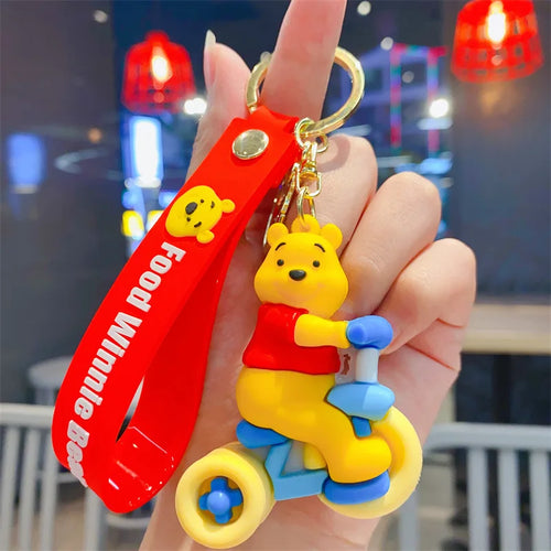 New Anime Disney Keychain Cartoon Mickey Mouse Minnie Lilo & Stitch