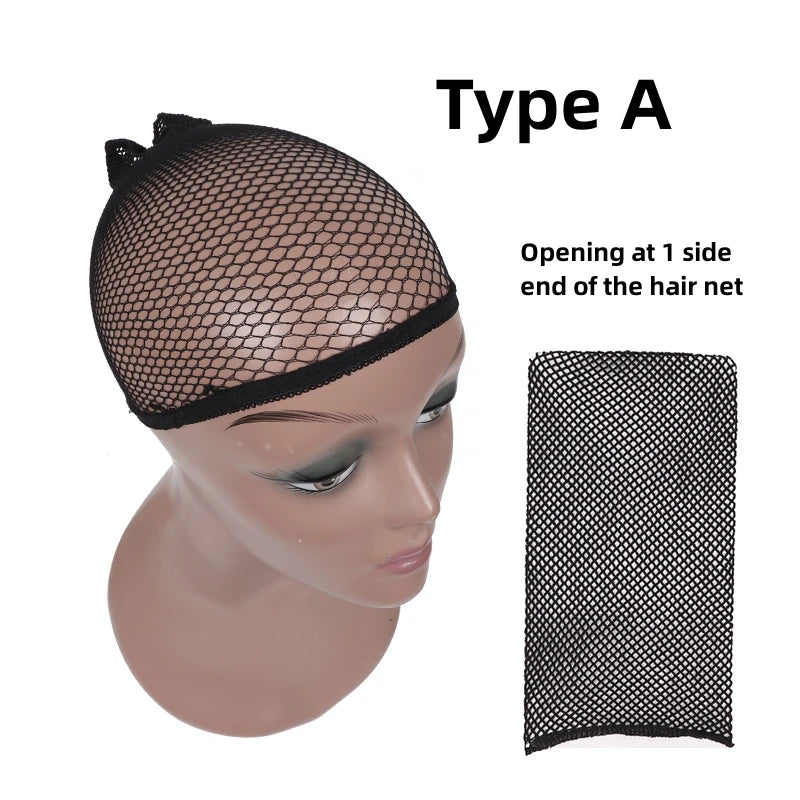 Black Mesh Wig Cap for Long Hair, Short Hair, Hair Cap for Wigs,Hair