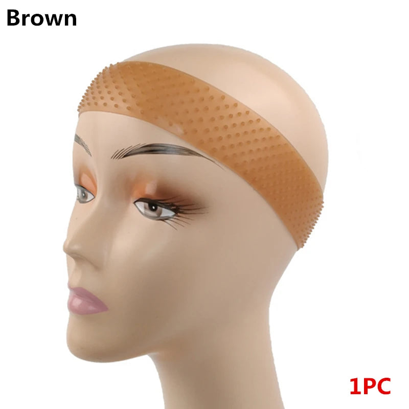 1PC Silicone Grip Wig Band Adjustable Silicone Wig Headband Fix Non Slip Wig Bands Seamless Wig Band Wig Grip Band