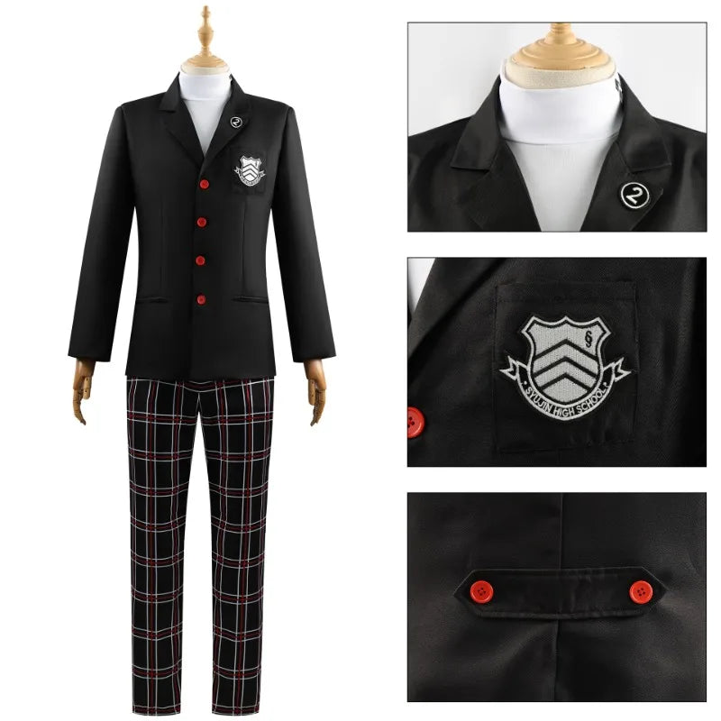 Game Persona 5 Amamiya Ren Kasumi Yoshizawa Cosplay Men Women School