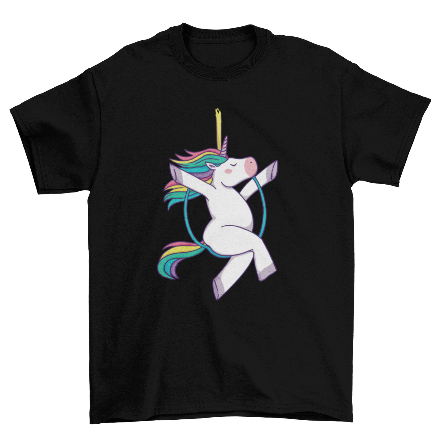 Aerial hoop unicorn t-shirt