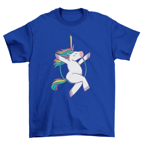 Aerial hoop unicorn t-shirt