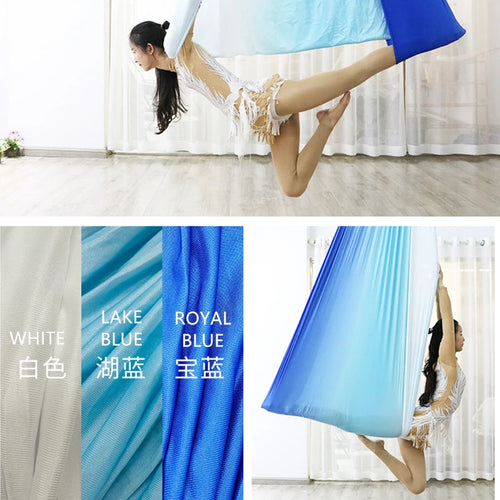 Aerial Yoga Hammock Set Fitness Pilates Silk  Fabric Yoga Swing 5.5