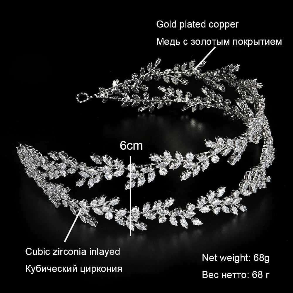 Crystal Headbands Luxury Bridal Crowns Elegant Headwear Prom Hair Wear