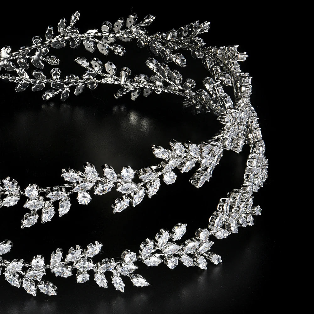 Crystal Headbands Luxury Bridal Crowns Elegant Headwear Prom Hair Wear