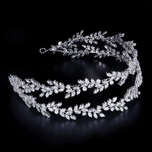 Crystal Headbands Luxury Bridal Crowns Elegant Headwear Prom Hair Wear