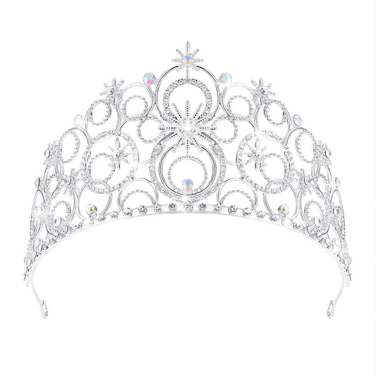 Elegant Bubble Crown For Beauty Pageant And Wedding Headdress High-End