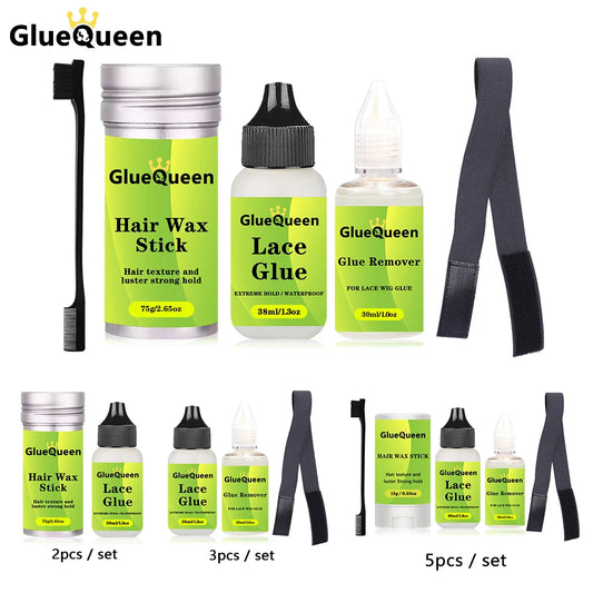 Front Lace Wig Glue Waterproof Lace Tape Remover Hair Brush With Melt